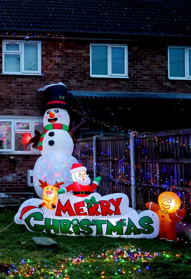 At one point a frustrated neighbour snipped on of the fairy light wires