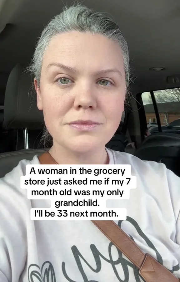 Woman mistaken for grandmother.