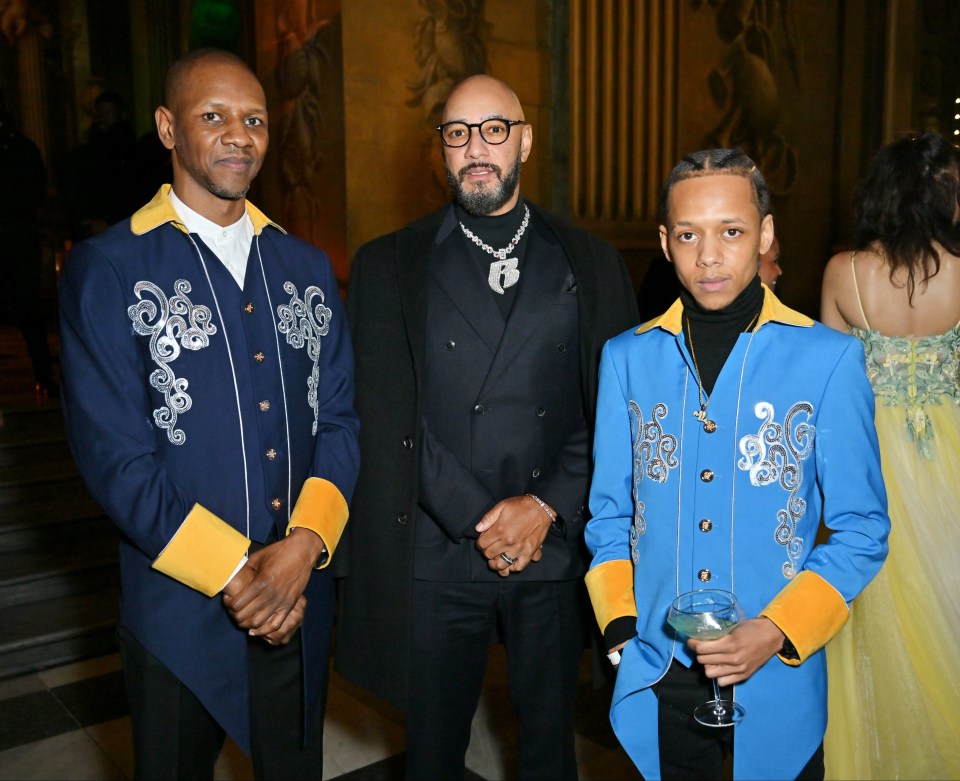 The rapper with Swizz Beatz and ML