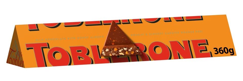 Save £1.75 on a Toblerone Orange Twist milk chocolate bar