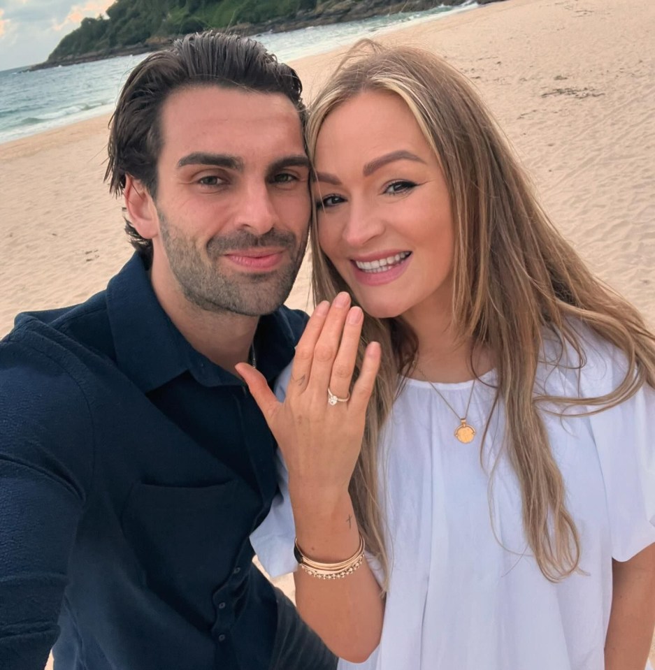 They got engaged in Cornwall in September