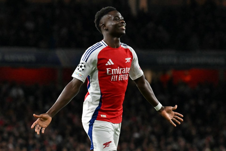 Mikel Arteta has backed Bukayo Saka to emulate Cristiano Ronaldo