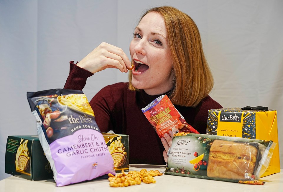 Rosie Taylor tasted unusual Christmas foods from all major supermarkets