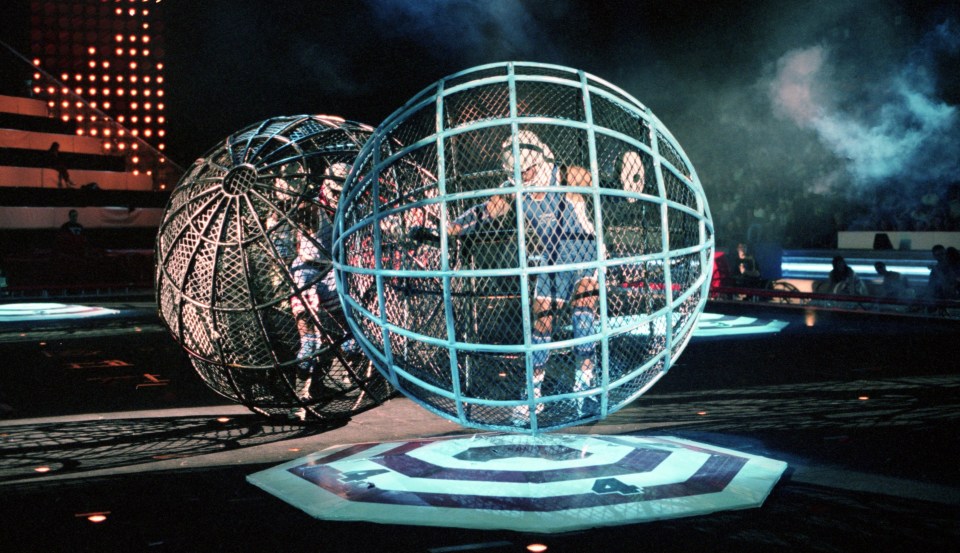 Gladiators execs have brought back the legendary Atlaspheres, in which contenders take on the Gladiators while caged in a giant hamster ball