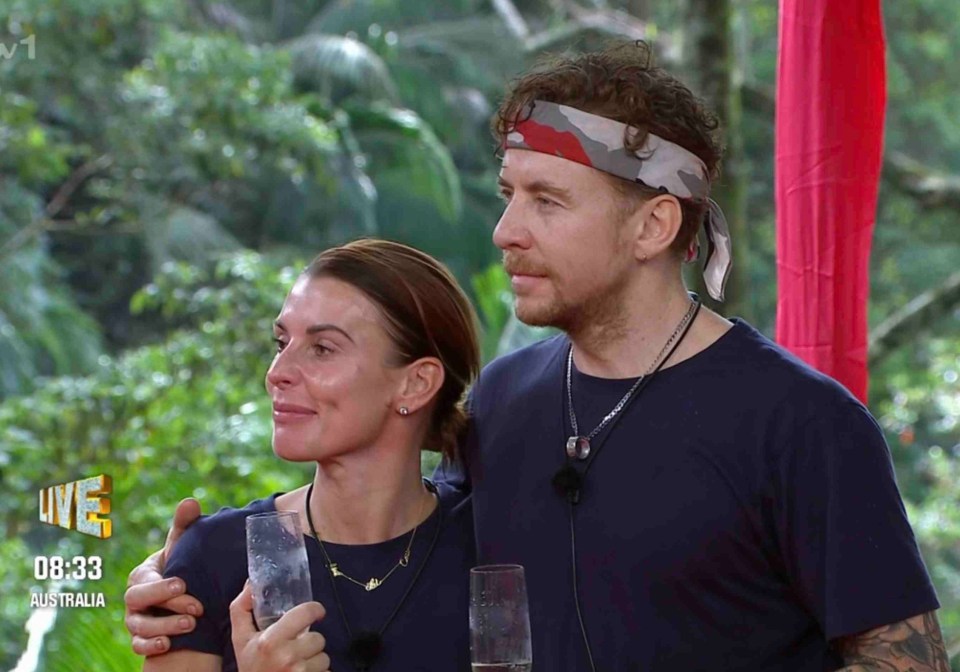 Second-placed Coleen and winner Danny emerged king and queen of the jungle