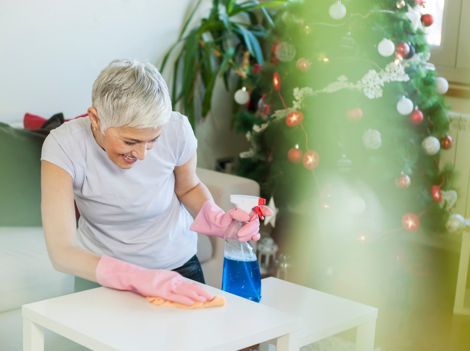 Cleaning experts have revealed how to banish common Christmas stains from your home