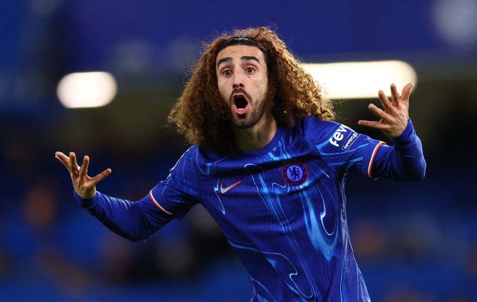 Chelsea ace Marc Cucurella was sent off after the Premier League clash with Brentford