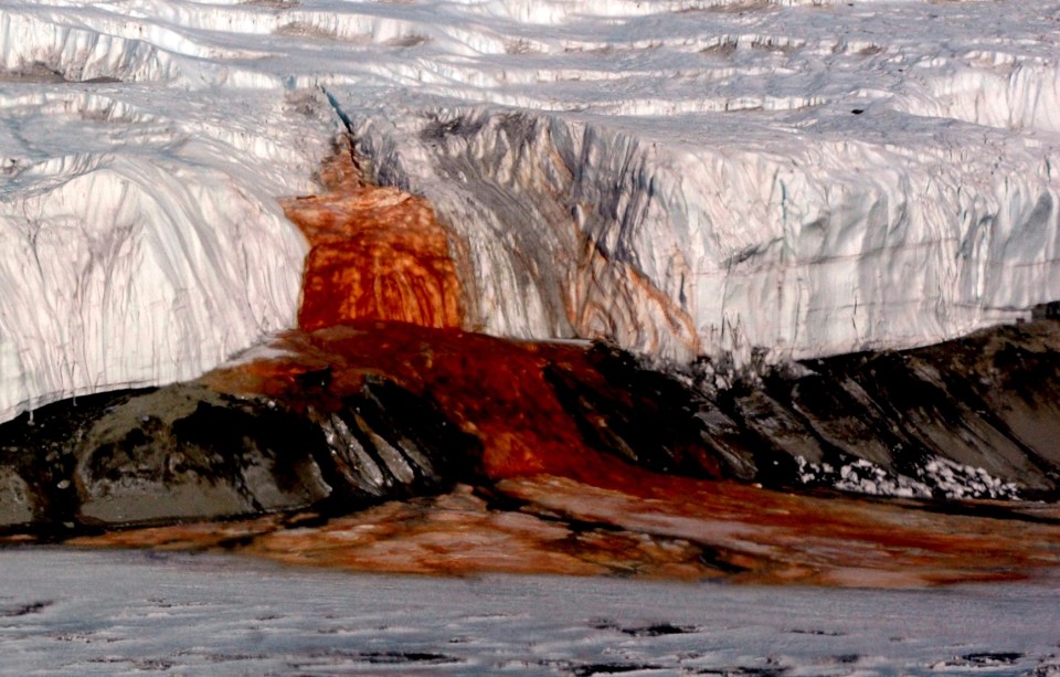 For many years, the colour of 'Blood Falls' was chalked up to red algae