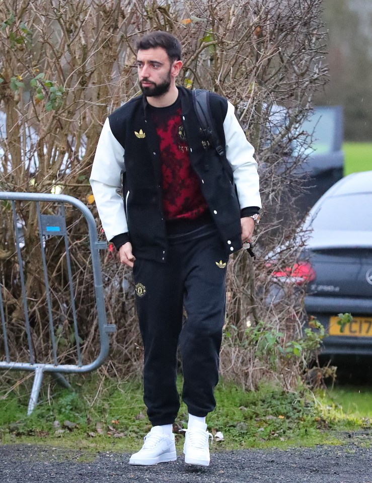 Bruno Fernandes took off for Tottenham for the quarter-final clash with Tottenham