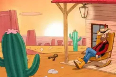 Can you save the cowboy from the slithering snake?