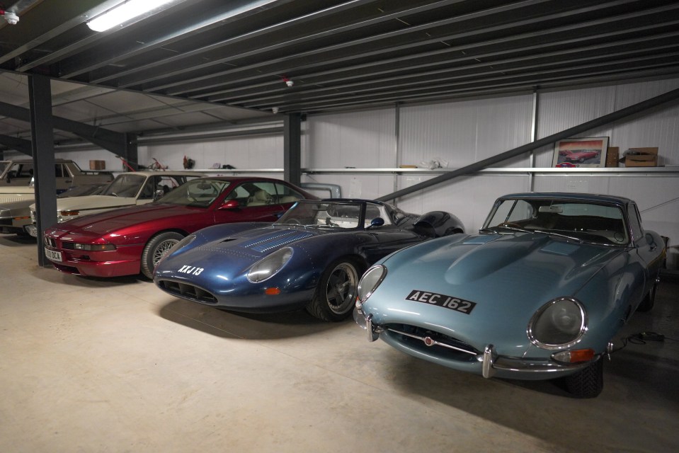 Jane's incredible car collection is housed in a 65-vehicle garage