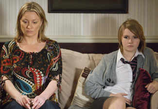 Jane Beale and Lucy Beale decide to tell Ian about their baby plans.