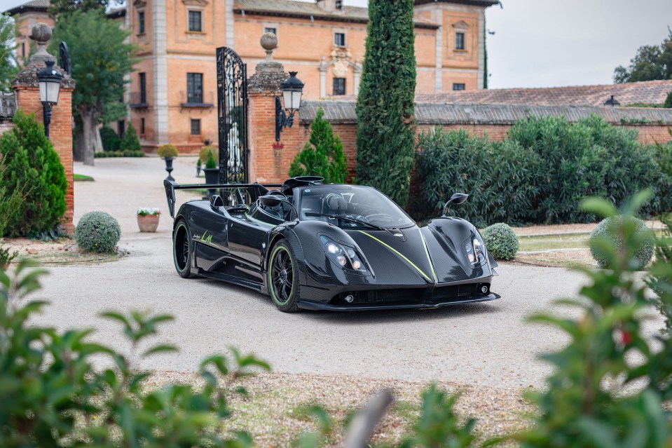 An ultra-rare Pagani Zonda LM Roadster recently sold for £8.65 million at an auction in Dubai