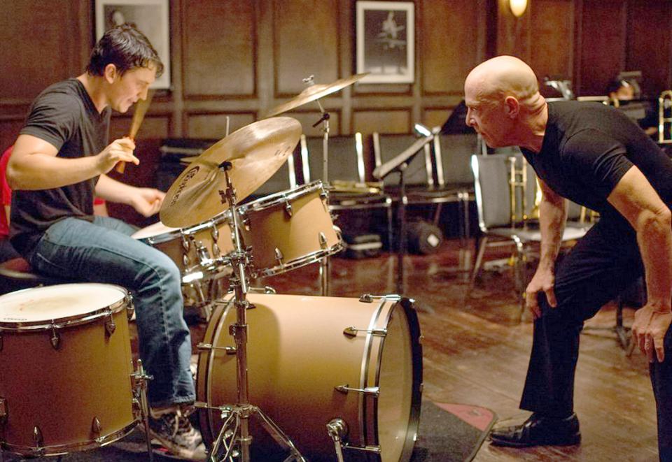 Oscar-winning Whiplash, starring J. K. Simmons, is on the channel