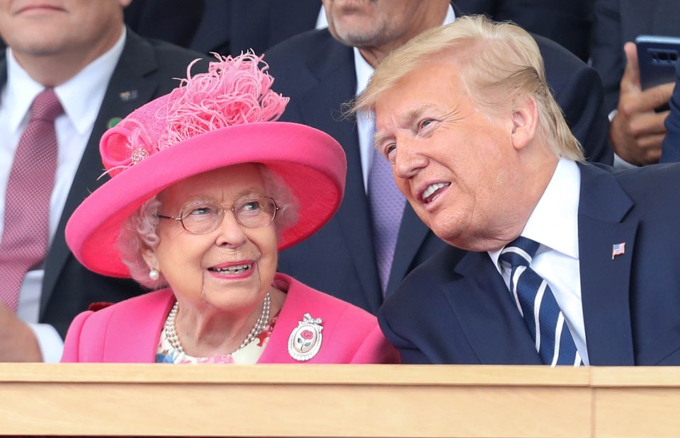 The Queen said she hoped Trump would return 'soon' in 2019