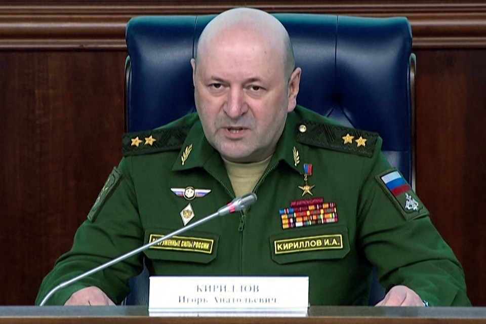 Lieutenant General Igor Kirillov has been killed