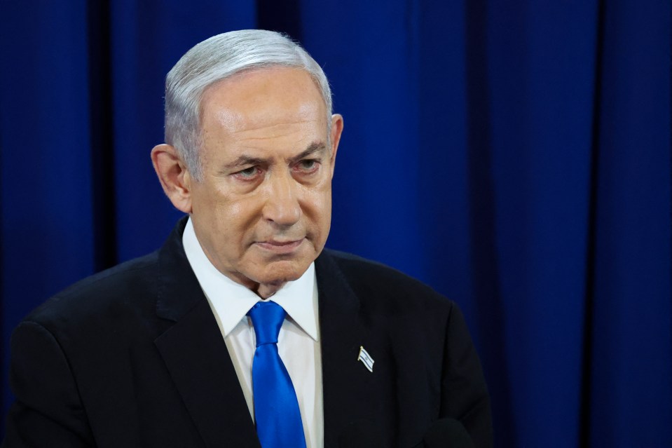 Netanyahu speaks during a press conference in Tel Aviv on July 13, 2024