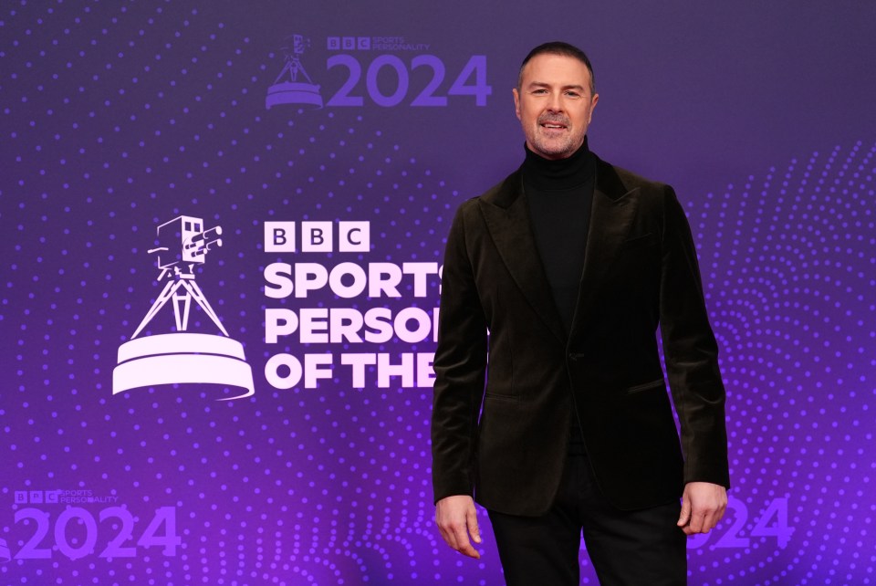 Paddy McGuinness dressed in all black