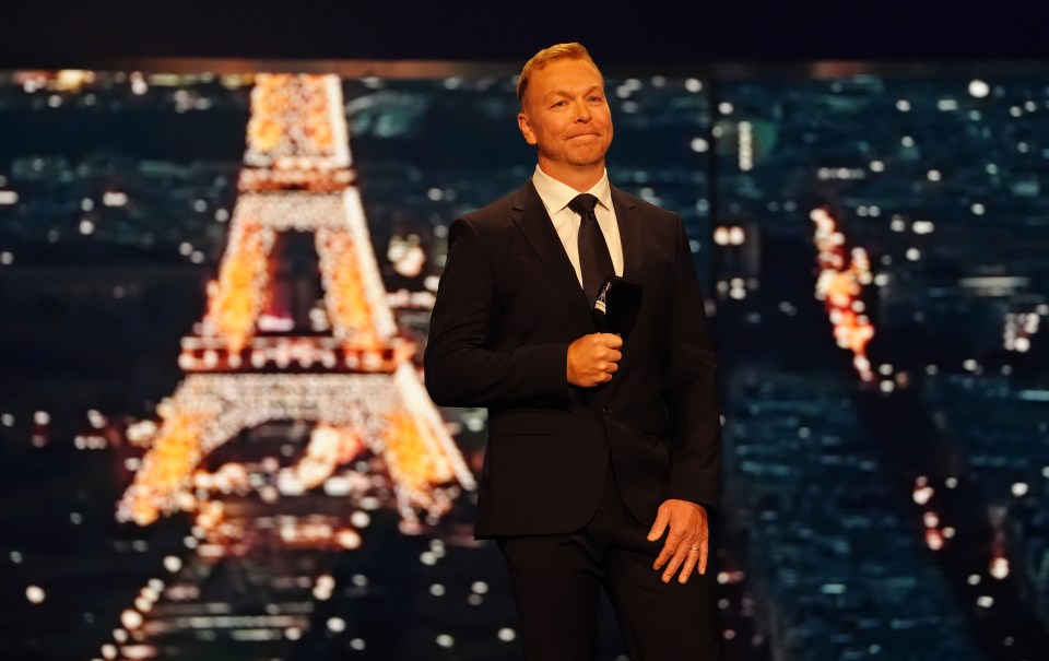 Sir Chris Hoy at the BBC Sports Personality of the Year Awards.