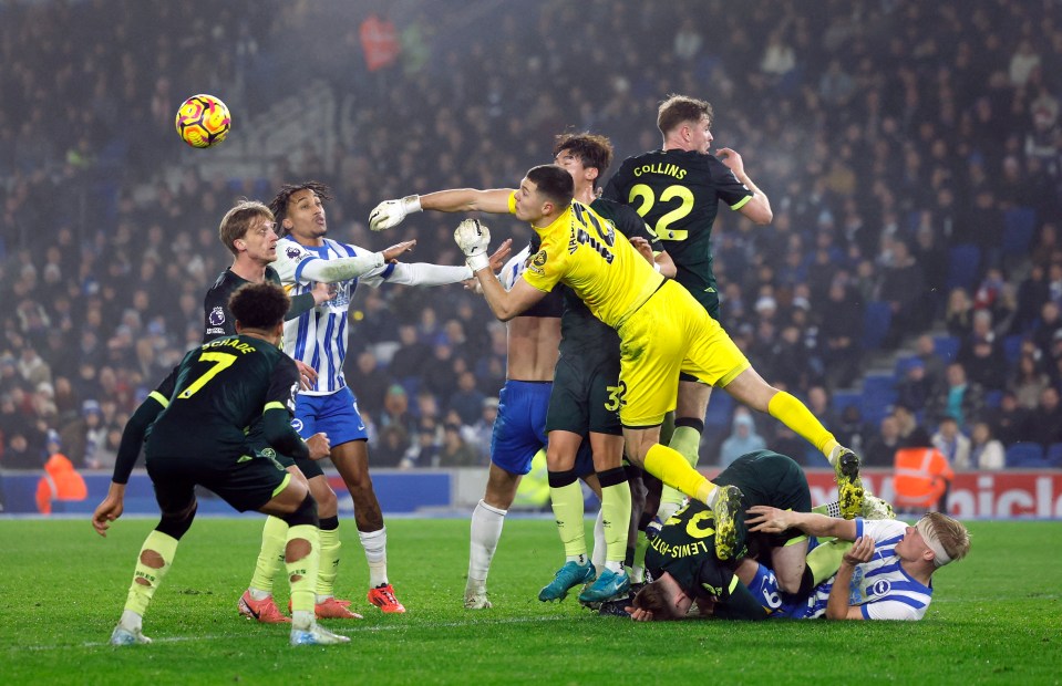 Brighton and Brentford played out a goalless Premier League draw