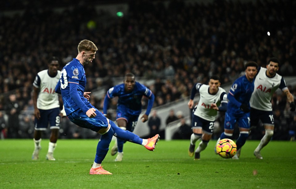 Palmer showed his trademark composure with both his penalties