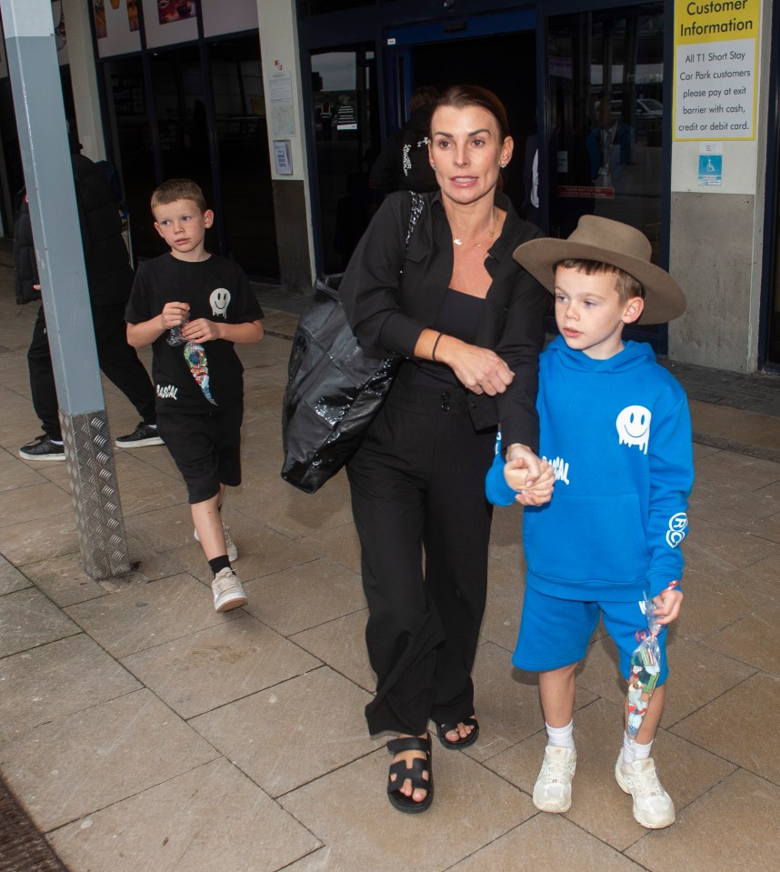 Now home, Coleen will reunite with husband Wayne and her two other sons