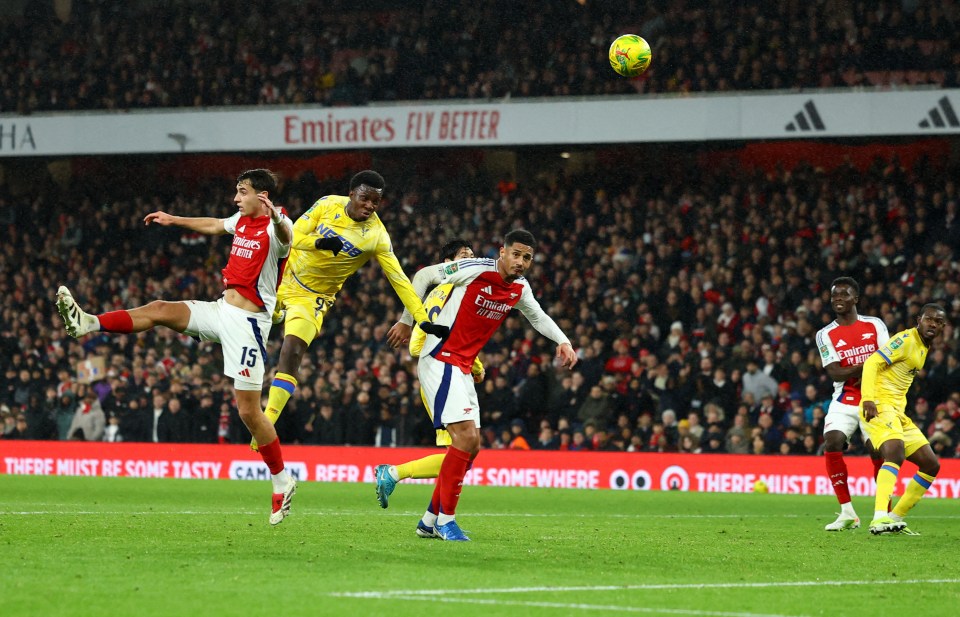 Former Gunner Eddie Nketiah set up a nervy finish in the 85th minute but the home side held on