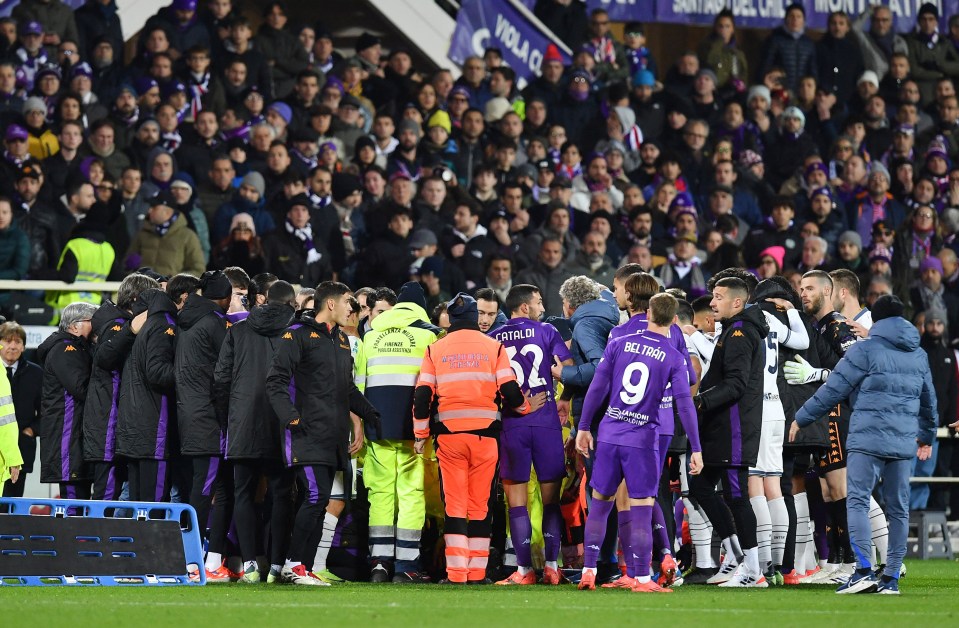 The Fiorentina star suffered a cardiac arrest during a Serie A game against Napoli on December 1