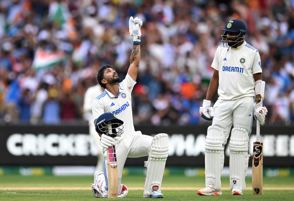 Nitish Kumar Reddy scored his maiden Test century for India against Australia on Saturday