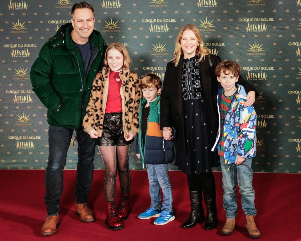 Joanna and her family attend the opening of Cirque Du Soleil.