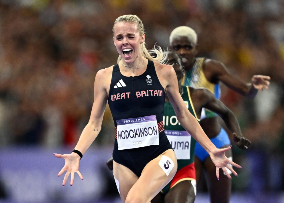 Keely Hodgkinson was the pride of Team GB at the Paris Olympics