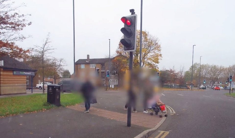 During the chase, Afzal lost control at a set of traffic lights