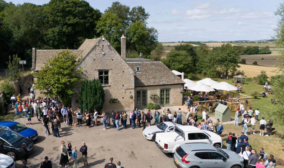 Jeremy opened the boozer in August this year to much fanfare