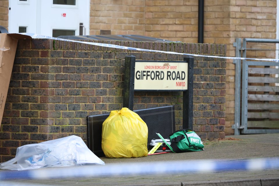 A cordon remained in place as of yesterday