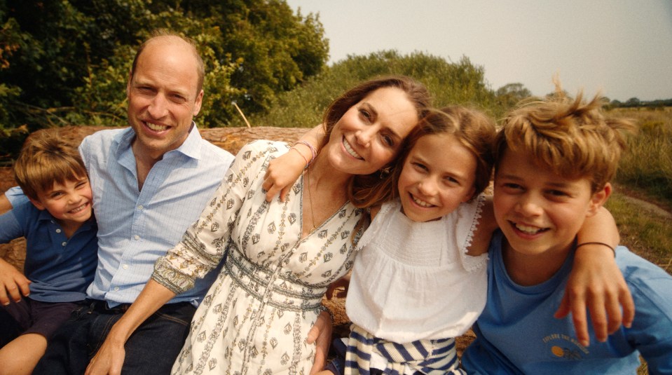 A beaming family photo was included among the snaps