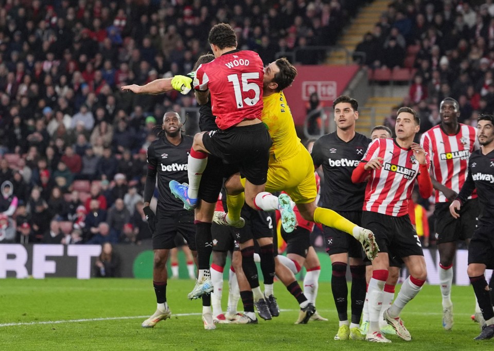 Lukasz Fabianski suffered a horror head injury