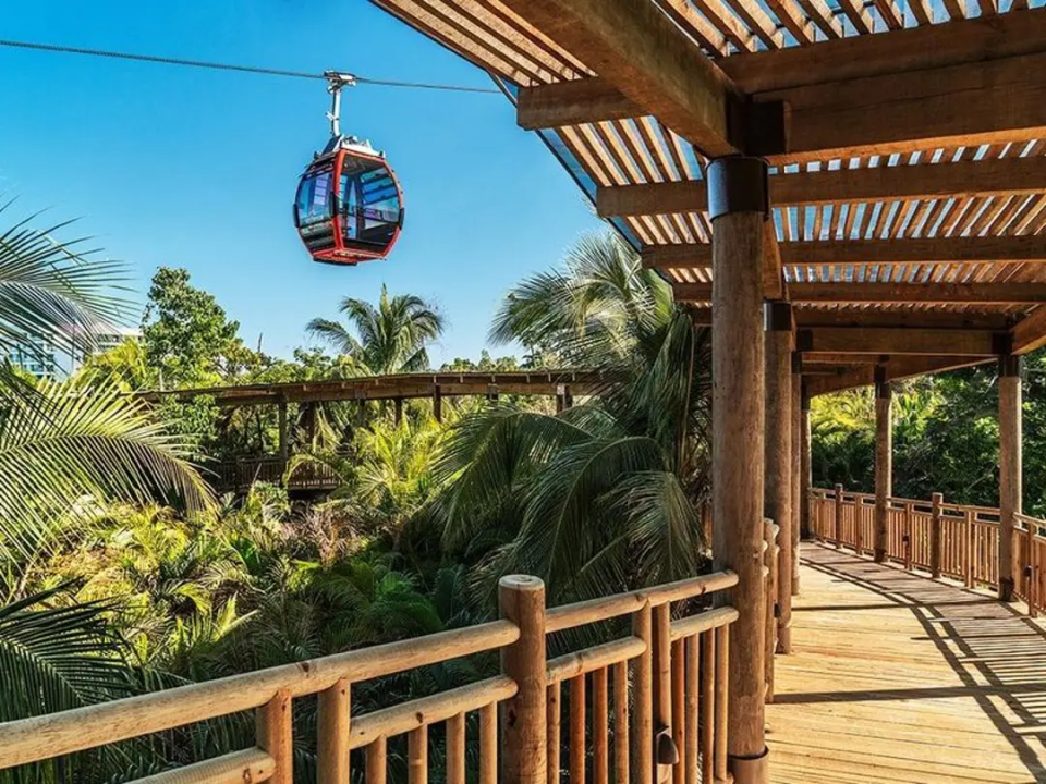 The best views will be found on the Sky gondolas