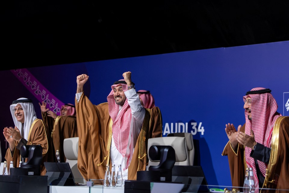 Fifa's feed cut out during Saudi celebrations