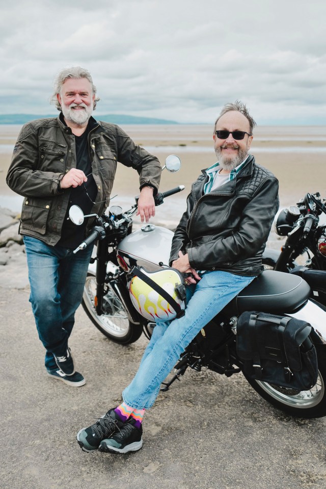 Si King and Dave Myers on one of their last rides together