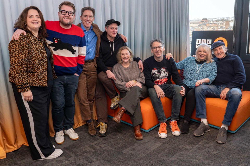 The Gavin & Stacey cast during a BBC Radio 2 takeover.