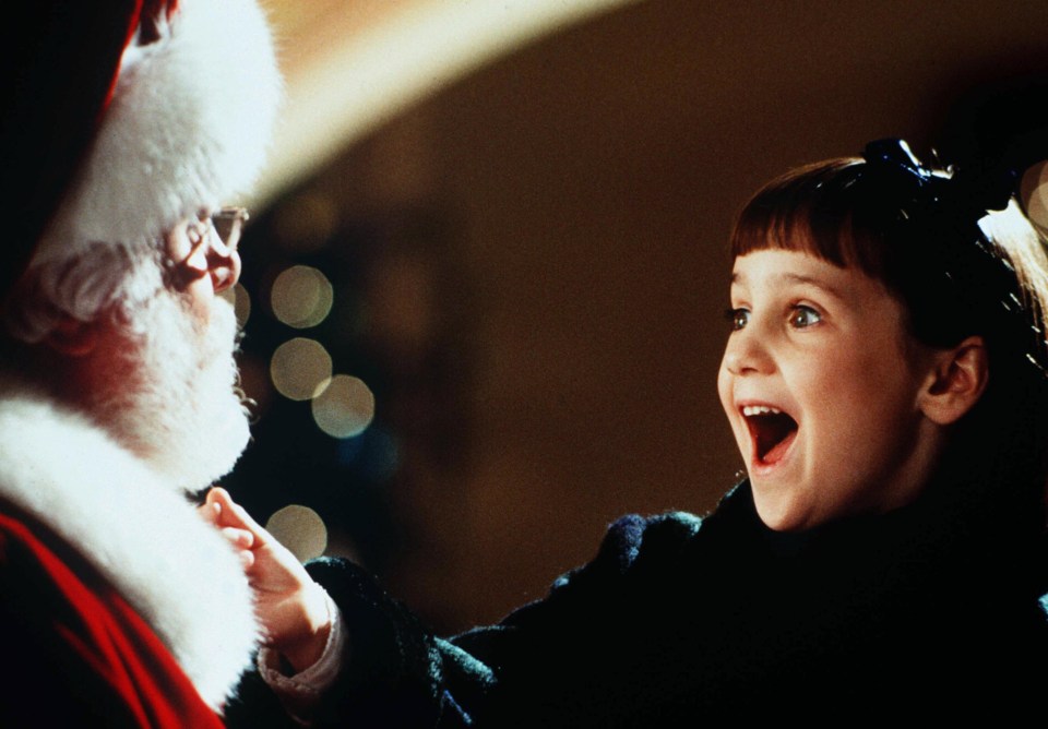 Richard Attenborough and Mara Wilson in fan favourite Miracle On 34Th Street