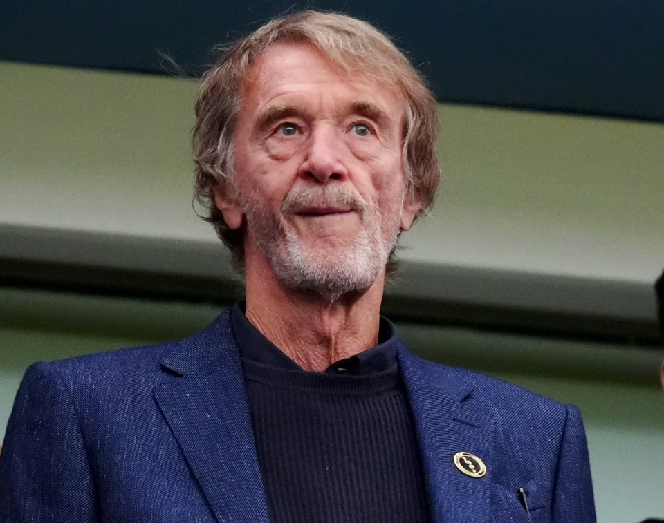 Sir Jim Ratcliffe, owner of a stake in Manchester United.