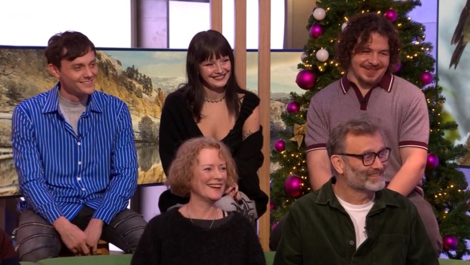 The cast of Outnumbered have reunited on screen for the first time in eight years