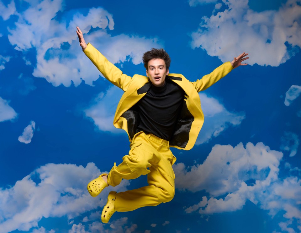 Dressed in brightly coloured clothes and personalised Crocs to match his buoyant personality, Jacob Collier’s fashion taste is as wild as his stage energy