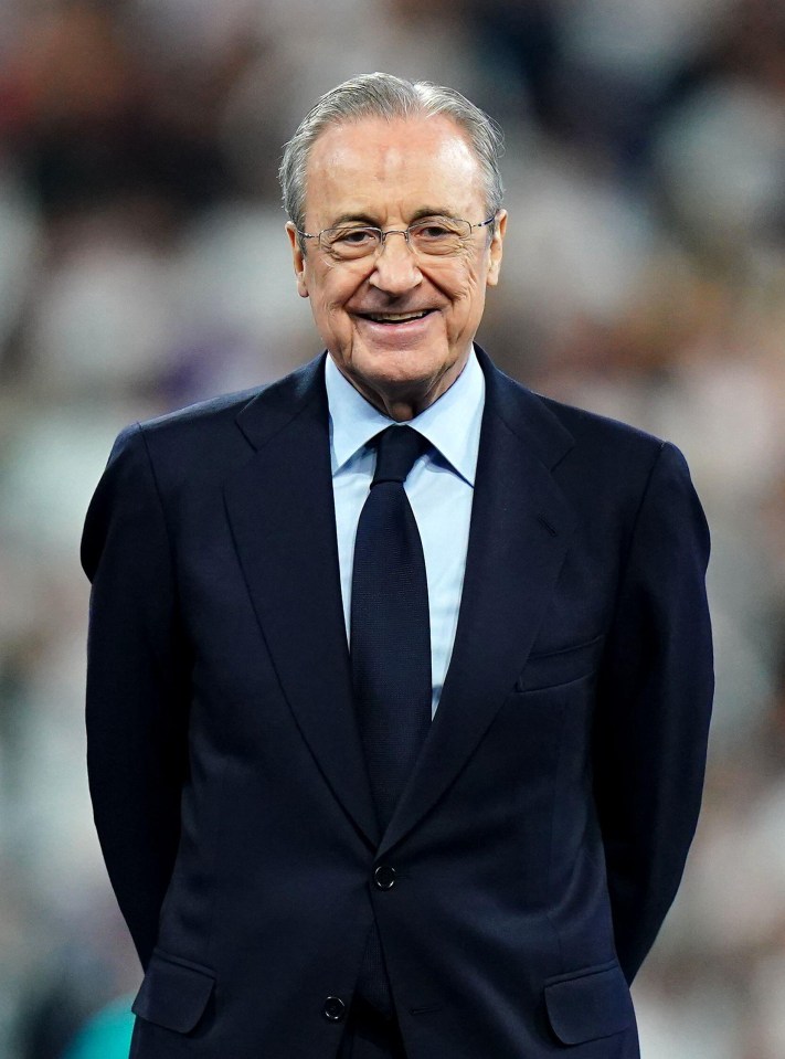 Florentino Pérez, Real Madrid president.