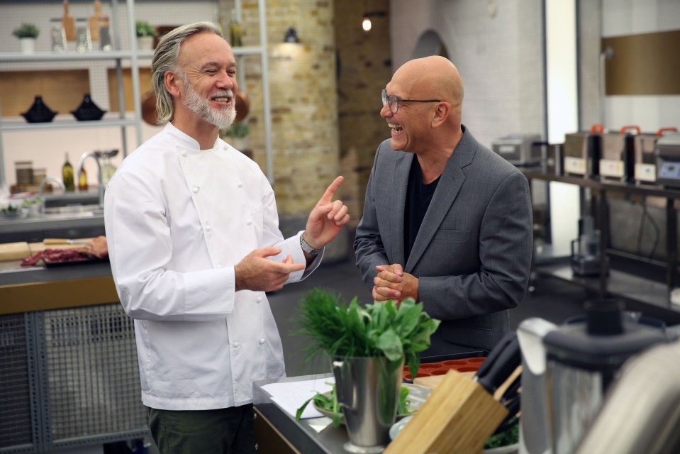 Wallace and Marcus Wareing in MasterChef: The Professionals