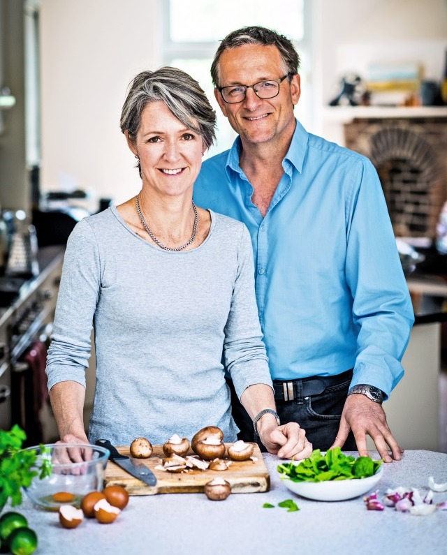 Dr Mosley pictured with wife Clare