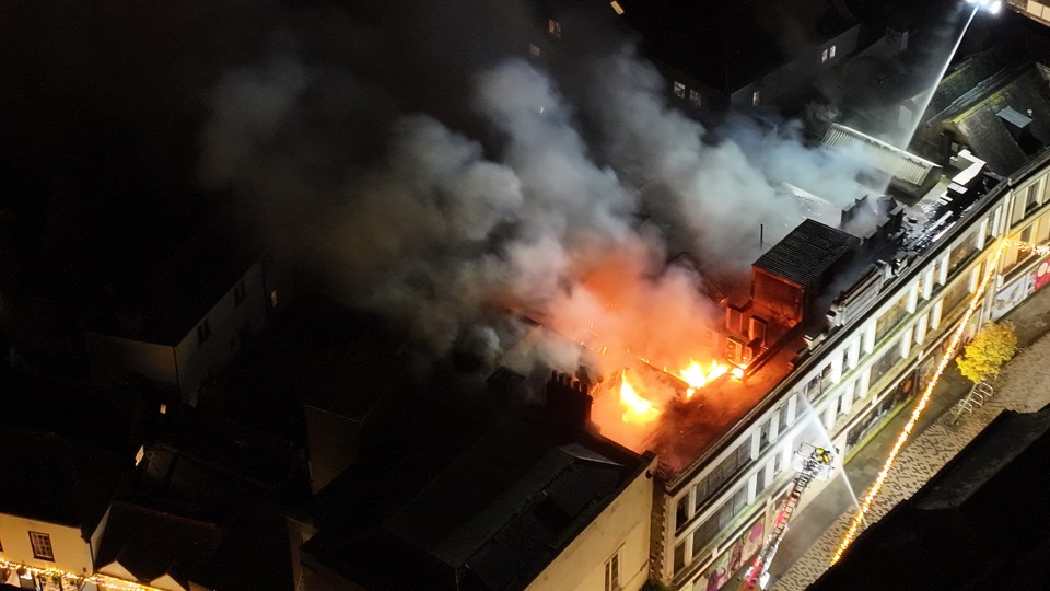 Cops continue to investigate a blaze in Canterbury's Debenhams store