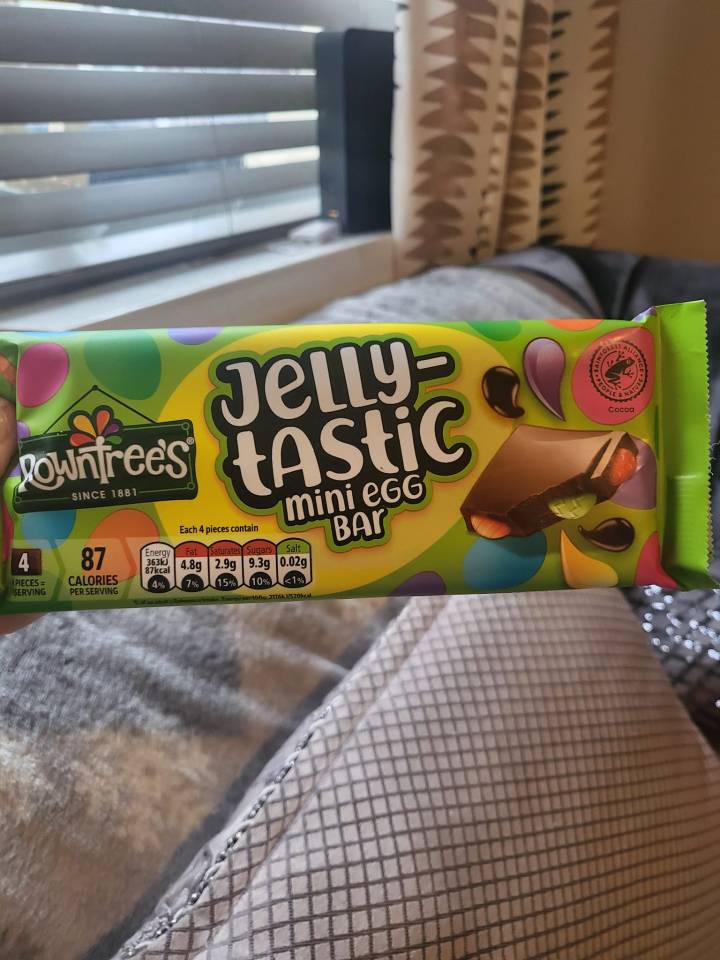 Rowntree's Jelly-Tastic Mini Egg Bar