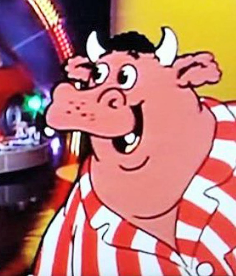 Bully the bull was the show's mascot